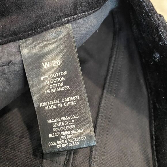 Joe’s Black Velvet Skinny Jeans - Picture 7 of 8